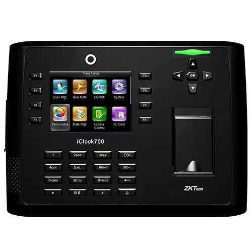 ZKTeco iClock700 3.5 Inch Fingerprint Time Attendance and Access Control Terminal
